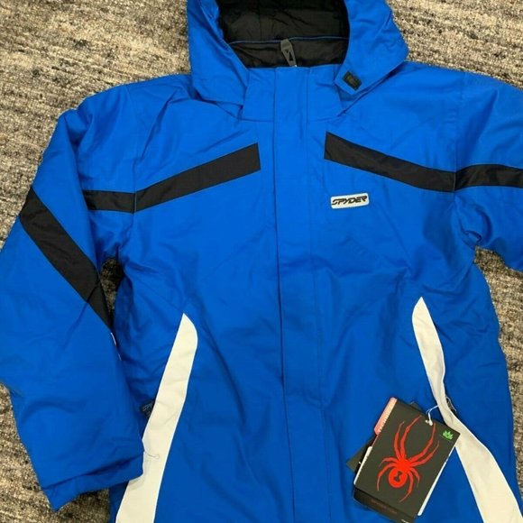 New with tags, authentic
SPYDER Active Sports Boy's GUARD Jacket Blue/White - Picture 5 of 8